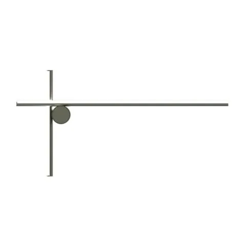 Flos Coordinates Wall Lamp In Aluminum Champagne Color Anodized