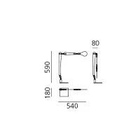 Artemide Ina Table Lamp LED Design Carlotta De Bevilacqua