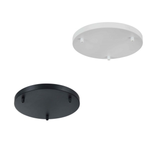Grande rosone 300mm tondo per Lampade a Sospensione a Tre Uscite