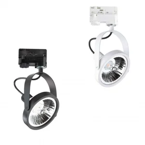 Ideal Lux Glim Track Adjustable LED Spotlight for Single-phase