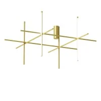 Flos COORDINATES C4 Dimmable LED Ceiling Lamp Champagne