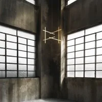 Flos COORDINATES S1 Dimmable Suspension LED Champagne
