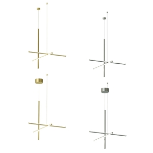 Flos COORDINATES S1 Dimmable Suspension LED Champagne