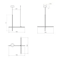 Flos COORDINATES S1 Lampadario LED a Sospensione By Michael