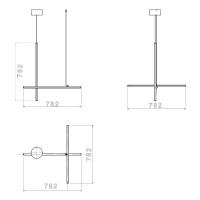 Flos COORDINATES S1 Lampadario LED a Sospensione By Michael