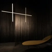 Flos COORDINATES S2 Dimmable Suspension LED Champagne