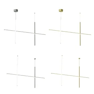 Flos COORDINATES S2 Dimmable Suspension LED Champagne