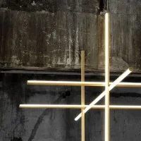 Flos COORDINATES S3 Dimmable Suspension LED Champagne