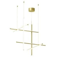 Flos COORDINATES S3 Dimmable Suspension LED Champagne