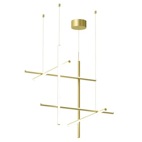 Flos COORDINATES S3 Dimmable Suspension LED Champagne