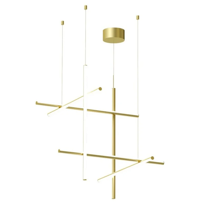 Flos COORDINATES S3 Dimmable Suspension LED Champagne