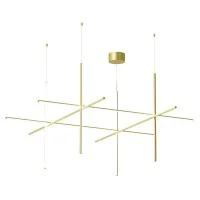 Flos COORDINATES S4 Dimmable Suspension LED Champagne