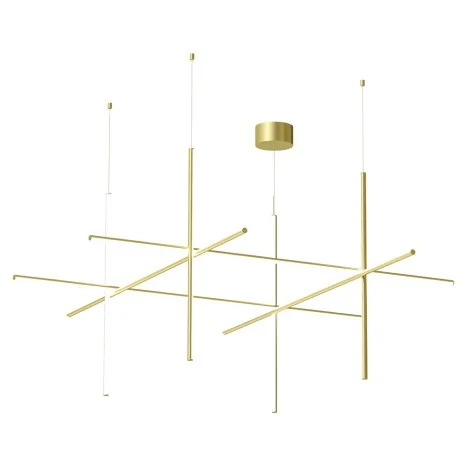Flos COORDINATES S4 Dimmable Suspension LED Champagne