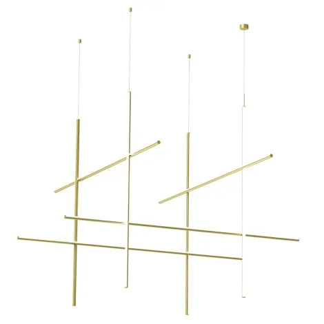 Flos COORDINATES Module S Dimmable Suspension LED Champagne