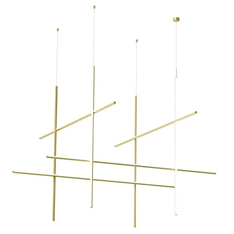 Flos COORDINATES Module S Dimmable Suspension LED Champagne Flos COORDINATES Module S Dimmable Suspension LED Champagne