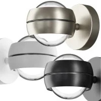 Lodes Nautilus Mini Lampada LED da Parete a Biemissione per Lodes Nautilus Mini Lampada LED da Parete a Biemissione per