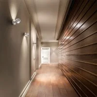 Lodes Nautilus Mini Lampada LED da Parete a Biemissione per Lodes Nautilus Mini Lampada LED da Parete a Biemissione per