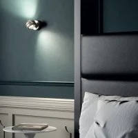 Lodes Nautilus Mini Lampada LED da Parete a Biemissione per Lodes Nautilus Mini Lampada LED da Parete a Biemissione per