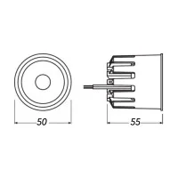 Osram Preva LED COB COIN 50 G2 12.8W 350mA Modulo LED