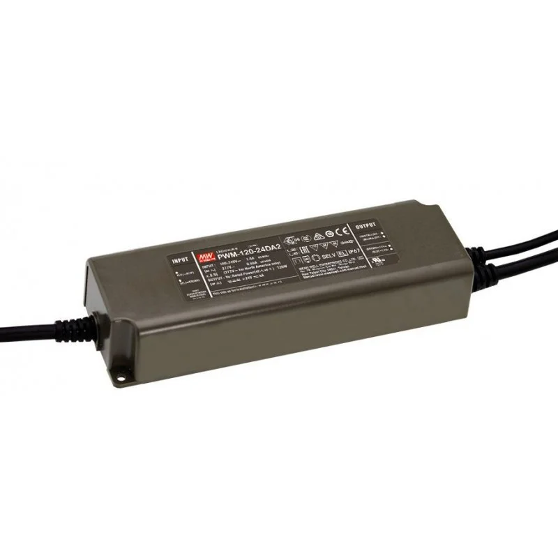 Meanwell Alimentatore120W 24V DALI 2 IP67 Tensione Costante Meanwell Alimentatore120W 24V DALI 2 IP67 Tensione Costante