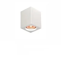 Molveno Lighting Neos Small Square Ceiling Lamp Plaster
