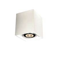 Molveno Lighting Cube Faretto da Soffitto AR111 Gesso Gypsolyte