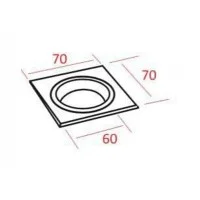 Molveno Lighting Tebe LED Adjustable Recessed Spotlight Black