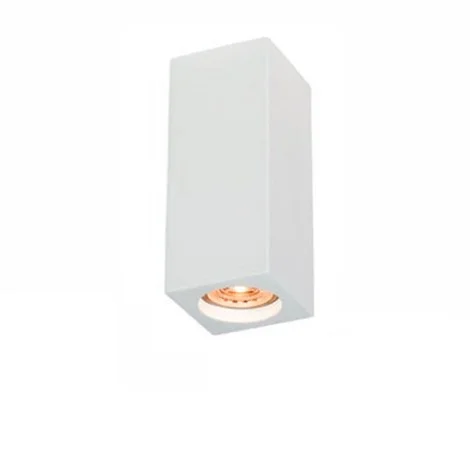 Molveno Lighting Neos Large Ceiling Cube Lamp Plaster Gypsolyte