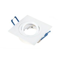 MOLVENO LIGHTING Babel Faretto Incasso Orientabile 9X9 Bianco