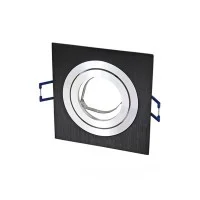 Molveno Lighting Babel Faretto Incasso Orientabile Nero MR16