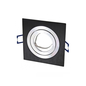 Molveno Lighting Babel Faretto Incasso Orientabile Nero MR16