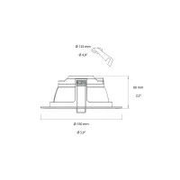 copy of Beneito Faure Avant R Round Downlight Gu10 For LED