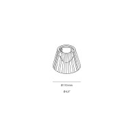 copy of Flos Replacement Complete Diffuser in Fabric for Rosy