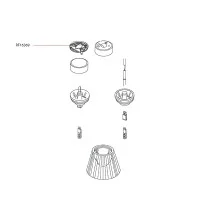 copy of Flos Complete Glass Diffuser Replacement for Romeo Babe