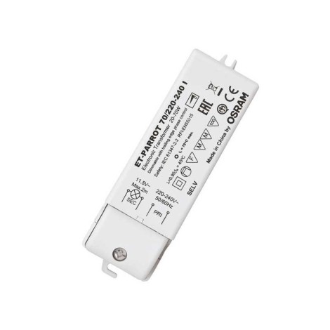 Osram trasformatore elettronico ET-Parrot 70W 12V 20-70W led o