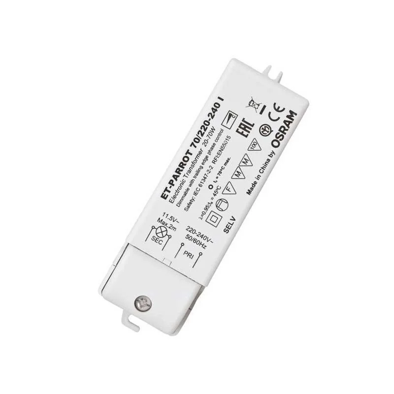 Osram trasformatore elettronico ET-Parrot 70W 12V 20-70W led o Osram trasformatore elettronico ET-Parrot 70W 12V 20-70W led o
