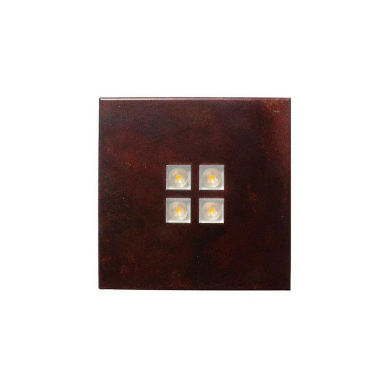 Ailis ZEN 1 LED 13W Square rust recessed downlight or ceiling Ailis ZEN 1 LED 13W Square rust recessed downlight or ceiling
