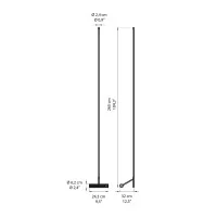 Oty Light Pop Up 207 Lampada Lineare a LED da Terra per Interno
