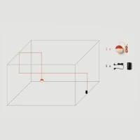 Flos String Light Sfera Lampada LED da Sospensione By