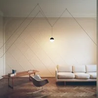 Flos String Light Sfera Lampada LED da Sospensione By