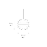 Flos String Light Sfera Lampada LED da Sospensione By