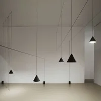 Flos String Light Cone Head LED Suspension Lamp for Indoor By