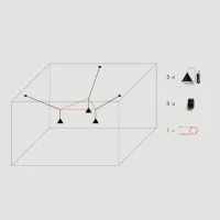 Flos String Light Cono Lampada LED da Sospensione By