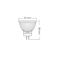 Osram Parathom DIM MR11 20 LED GU4 3.2W 12V 2700K 36° Lampadina Osram Parathom DIM MR11 20 LED GU4 3.2W 12V 2700K 36° Lampadina