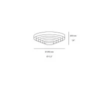Wever & Ducrè J.J.W. 03 Lampada LED da Soffitto a Superficie