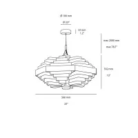 Wever & Ducrè J.J.W. 042 Lampada LED Dimmerabile a Sospensione