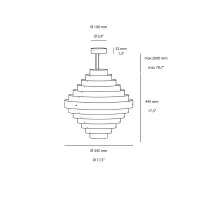 Wever & Ducrè J.J.W. 05 Lampada LED Dimmerabile a Sospensione