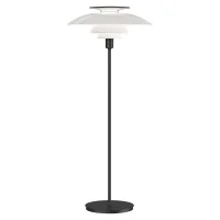 Louis Poulsen PH 80 Glass Floor Lamp Opal White With Red Louis Poulsen PH 80 Glass Floor Lamp Opal White With Red