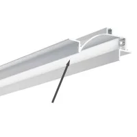 Logica Wall opal diffuser for Recessed Curved Profile 2 meters