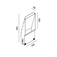 Lucifero's Window Minimal M306 Wall Recessed lamp trimless